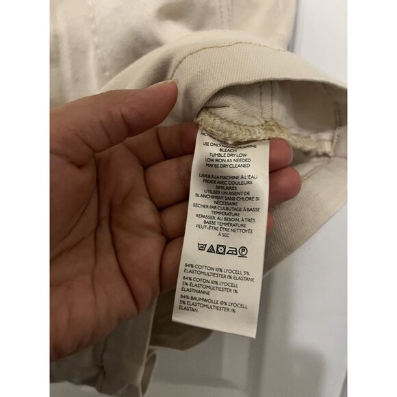 Anthropologie Women's The Kit Utility Romper by Pilcro in Tan Size‎ 10 - Picture 5 of 8